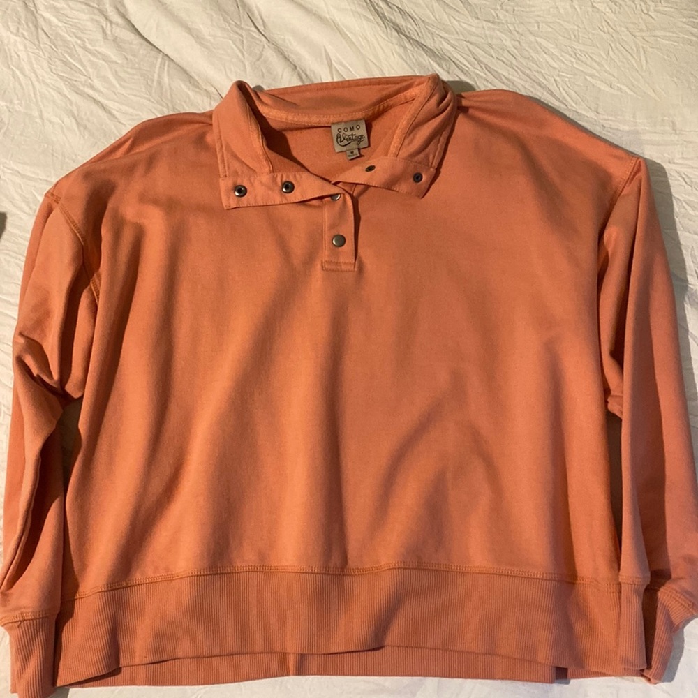 como vintage pullover size m